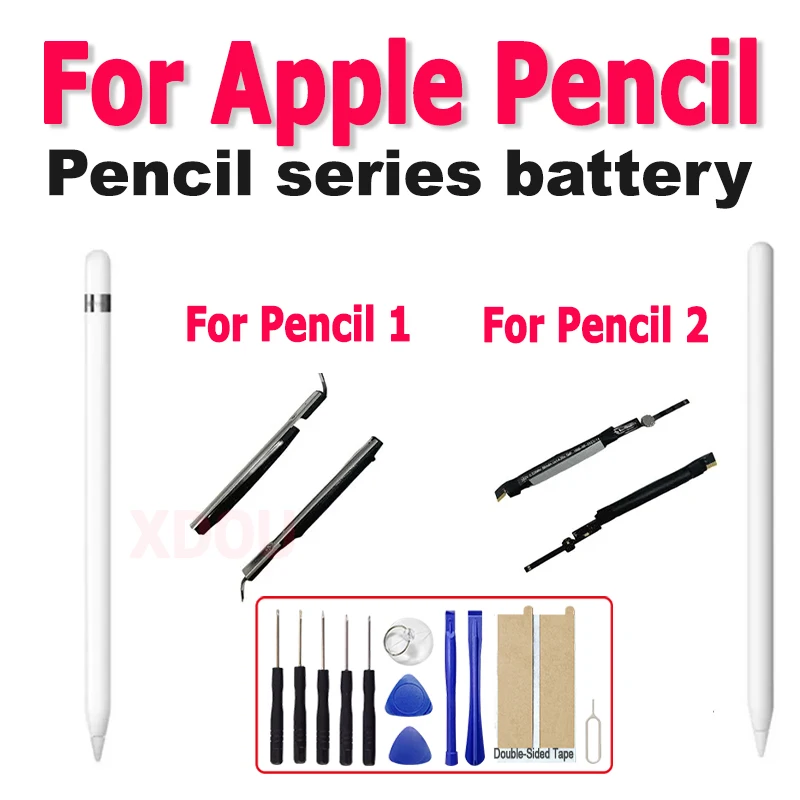 New Pencil Batteries 3.85V 85mah Battery for Apple Pencil1 Battery Charger For Apple Pencil2 Replace Bateria For Pencil 1st 2nd