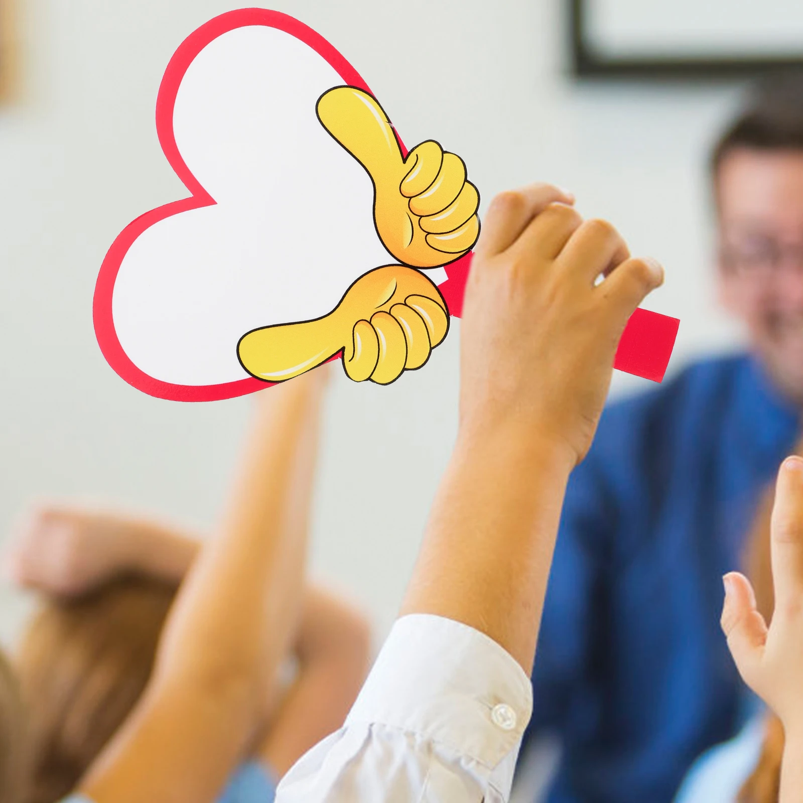 2pcs Scoreboard Whiteboards Reusable Voting Paddles Portable Rosy Blank Boards Handheld Dry Erase Retail Supplies