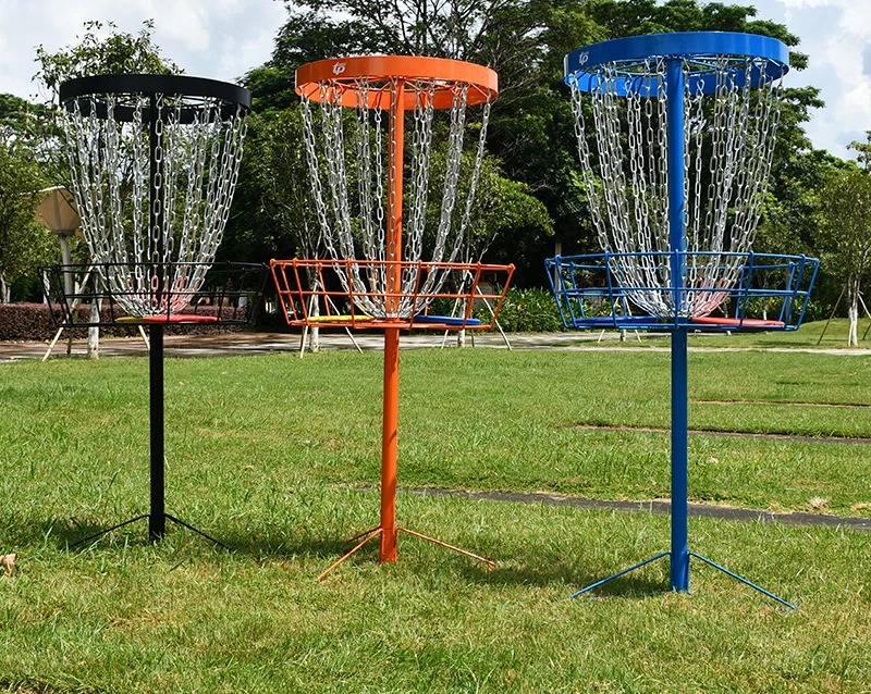 Throwing Training Network Golf Iron Frame Basket Plate Outdoor Competition Team Building Game Props