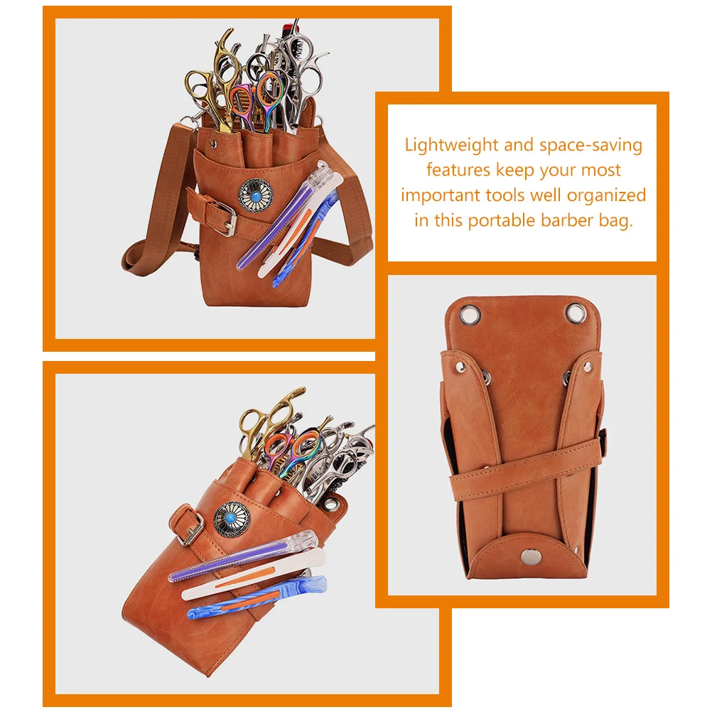 1PC Detachable Hairdresser PU Barber Tools Bag Stylist Waist Pouch Portable for Scissors Combs Clips barber bag