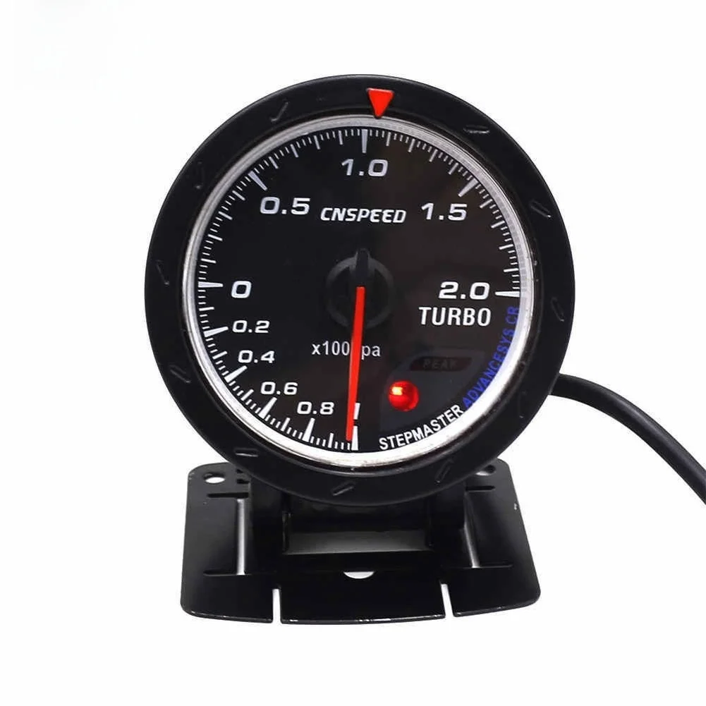 For Daily Driving Black for Turbo Boost Gauge Precise for Turbo Pressure Monitoring for Turbo Pressure Gauge 60mm Boost Gauge