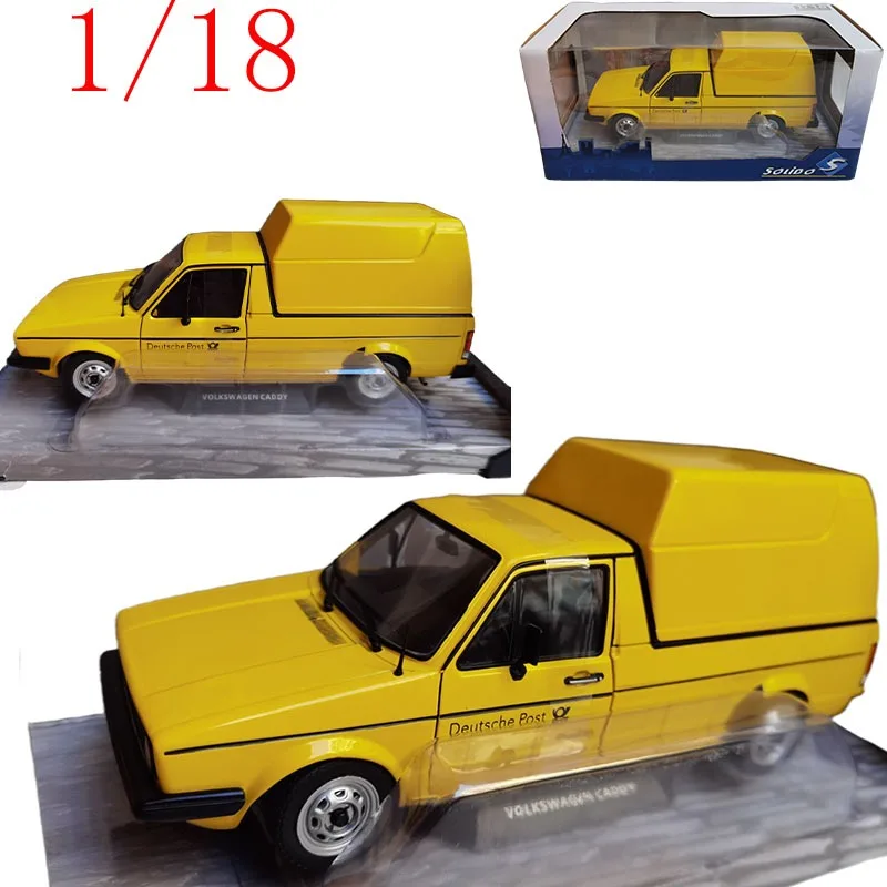 

‌SOLIDO Diecast 1:18 Scale Volkswagen Alloy Car Model Volkswagen Caddy Mk.1 1982 Pickup‌ Play Vehicles Toys for Boys