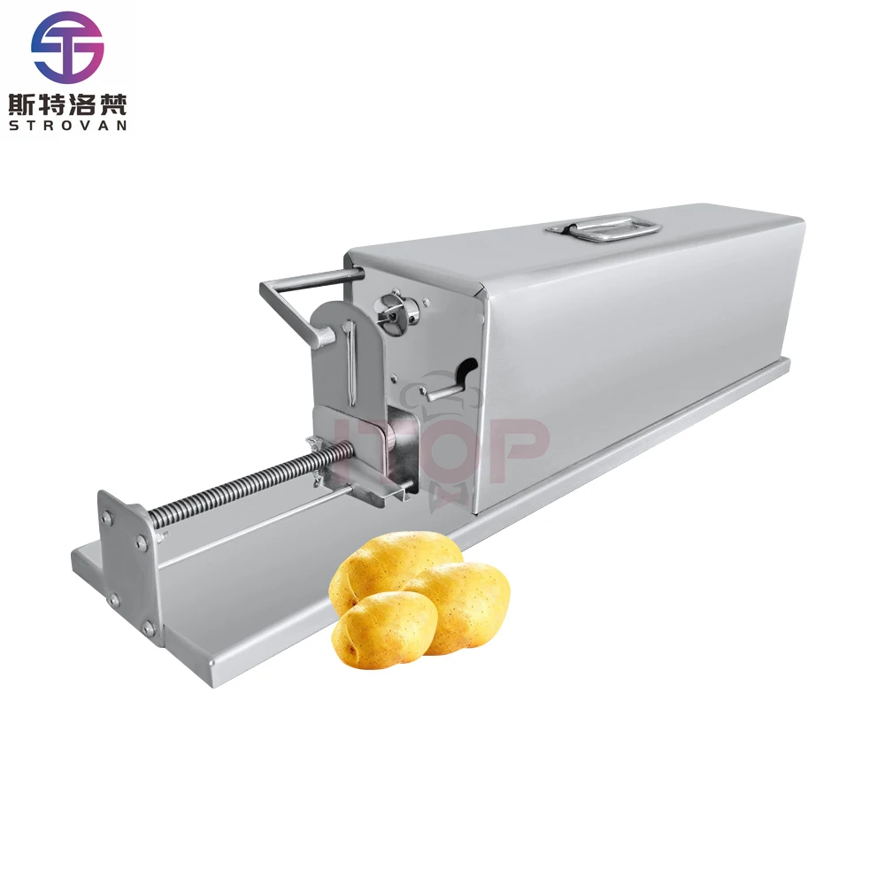 

STLF JW Electric Tornado Spiral Potato Slicer Spiral Potato Cutter Machine Automatic Electric French Fries Tornado Slicer Twiste