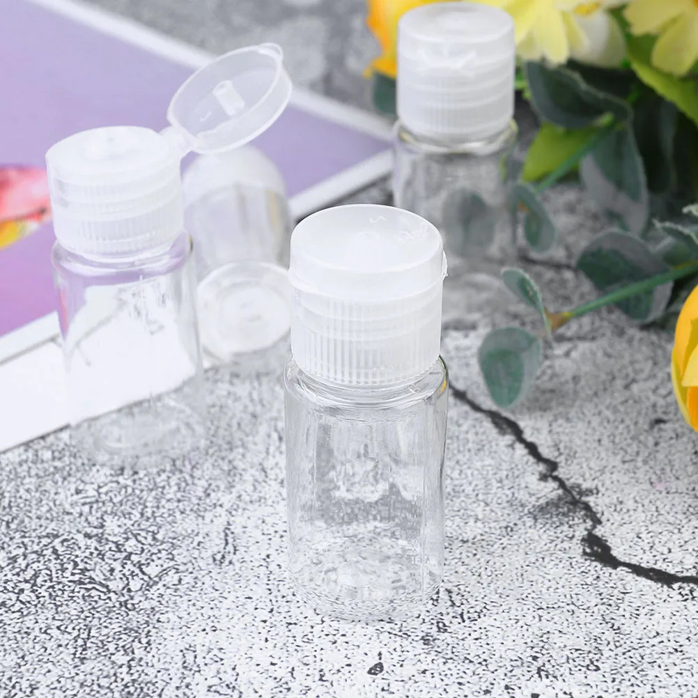 

24 Pcs Small 15ml Flip Cap Bottle Travel Bottles for Toiletries Plastic Emulsion