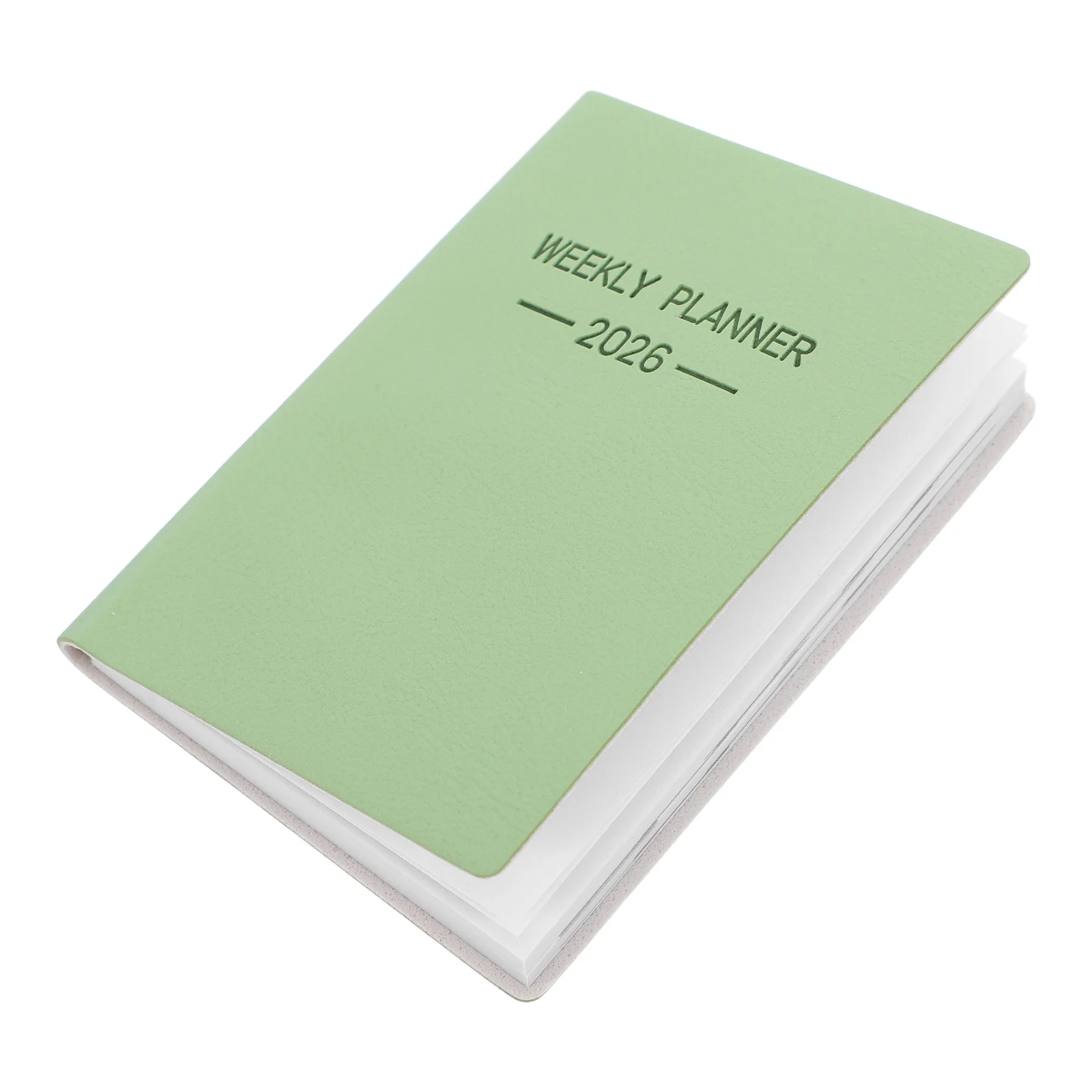

Agenda Book Notebook Daily Planner Calendar Weekly and Monthly Pocket for Purse Small