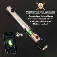 Lightsaber Neopixel Jedi Laser Sword Metal Hilt Heavy Dueling Sensitive Smooth Infinite Changing Hitting Sound LTG Light Saber