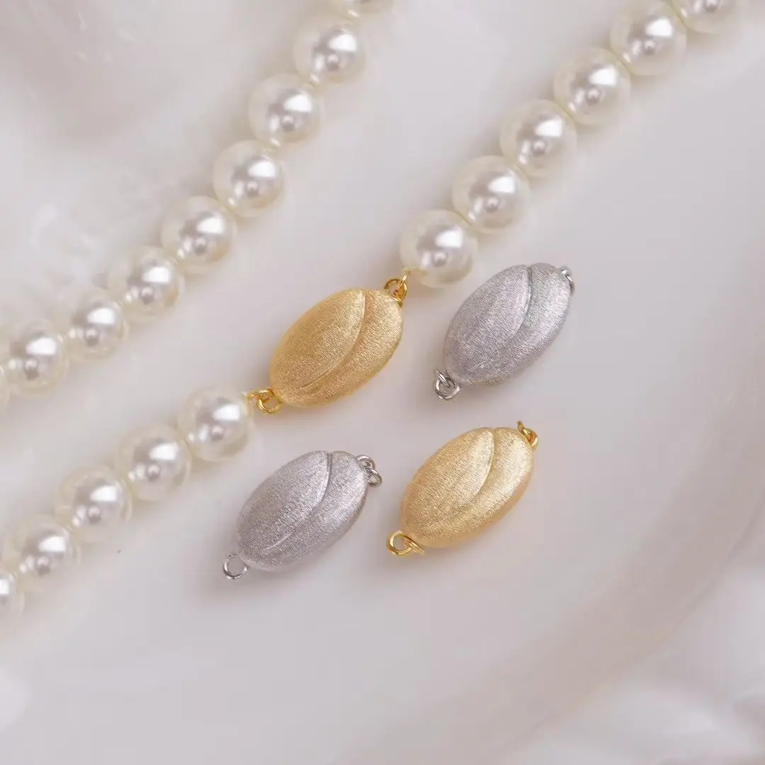 

Оптовая продажа, ожерелье из стерлингового серебра S925, браслет, застежки и крючки, аксессуары для ювелирных изделий, детали, настройки для жемчуга 5-12 мм, 3 шт./лот