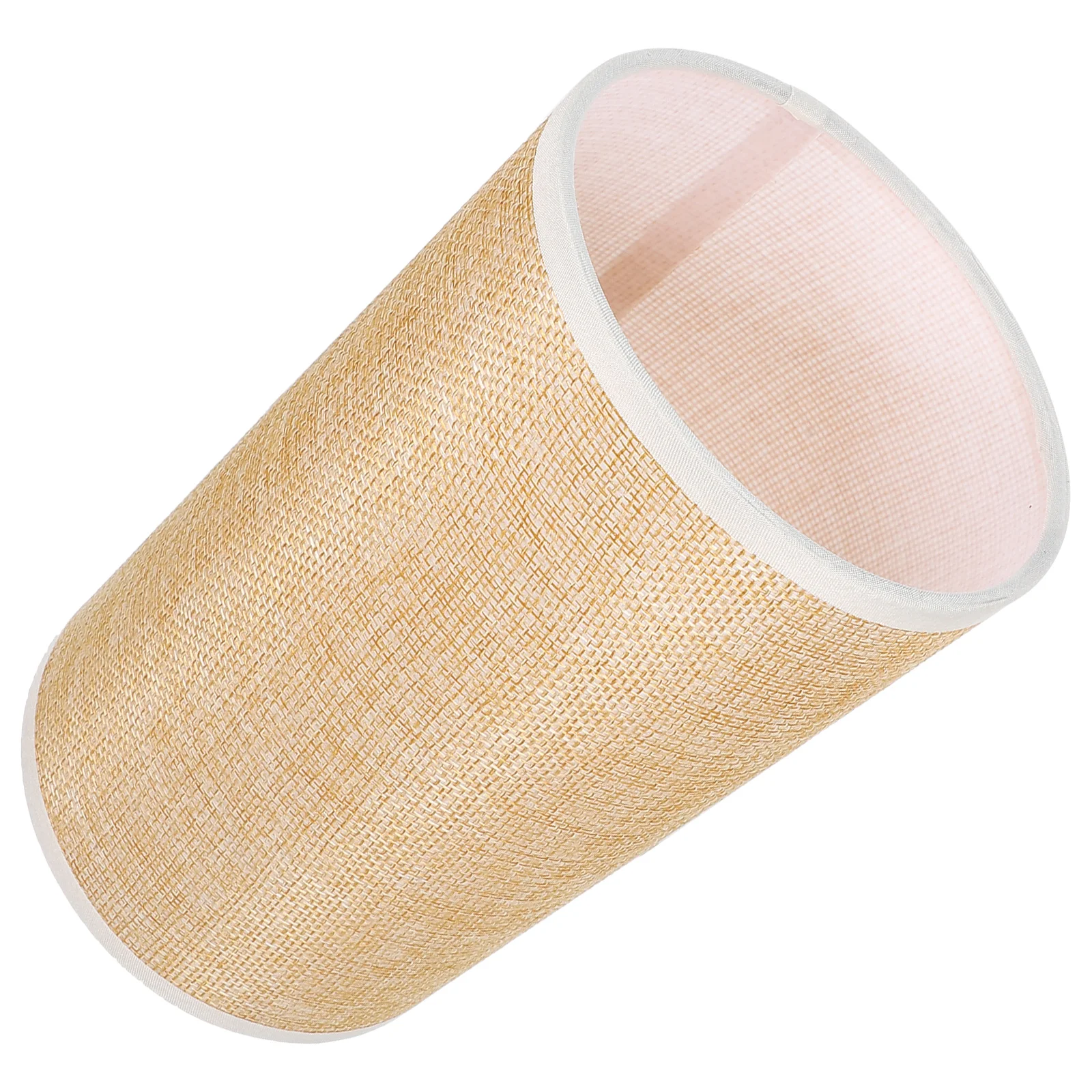 

1 pc Linen Lampshade For Ceiling Light Cloth Wall Lamp Durable Dust Insect Protection Metal Support Home Decor Exquisite