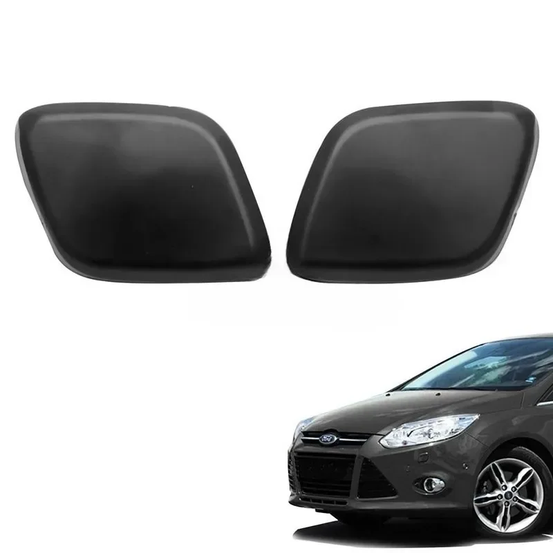 Auto-Frontstoßstange, Scheinwerferwaschdüse, ABS, Blackd, Fokus für links und rechts, 2012, 2013, 2014, Sprühstrahl-Abdeckkappe, ABS