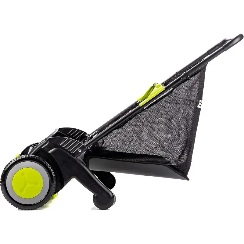 LSW70021 مكنسة العشب بعرض 21 بوصة من أوراق الشجر والعشب، باللون الأسود #3