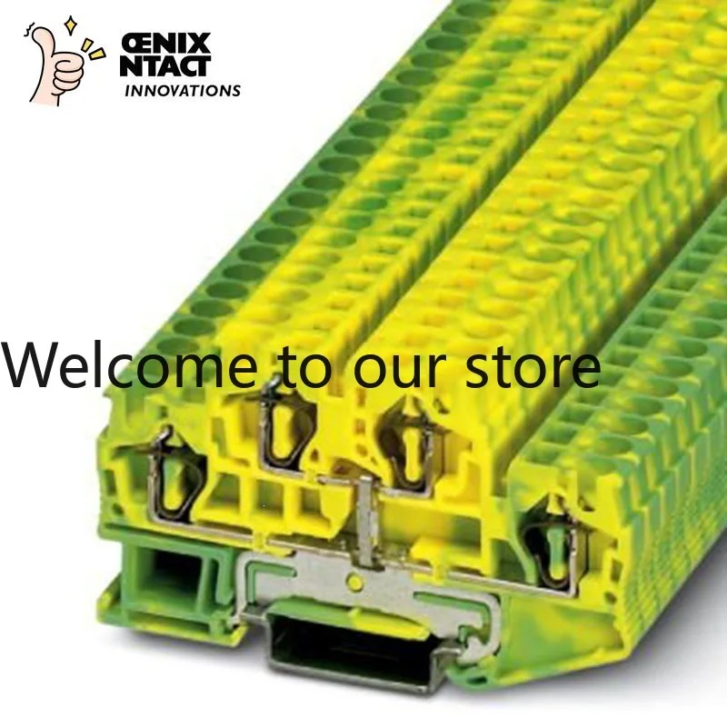 Phoenix, Double Ground Terminal Screw Type Yellow-Green STTB 4-PE-3036039