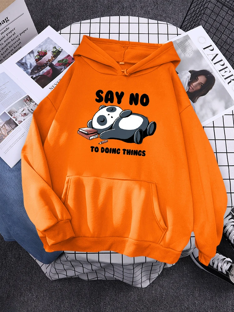 

Sleeping Panda Personality Prints Clothing Women Autumn Cartoons Streetwear Hip Hop Comics Hoodies Casual Fashion Female Hoodie