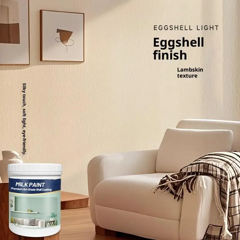 طلاء داخلي للحائط سعة 1 جالون/3.79 كجم - إصلاح وتغطية الجدار - مناسب لتغطية البقع والخدوش والاستخدام بنفسك (رمادي)