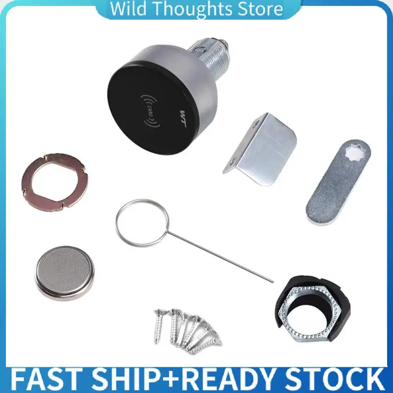 

Office Desk Smart Lock Smart Mini IC Card Induction Lock For File Cabinets, Wardrobes, Mailboxes Home And Office Use-[Qahk]