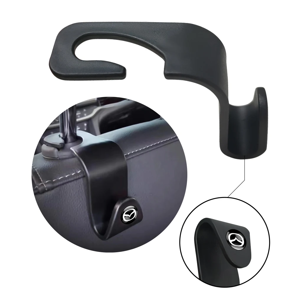 2PCS Car Seat Back Hook Multifunctional Storage Holder For mazda Axela Atenza CX-3 CX-5 CX-8 MS demio MPS 3 6 Car Accessories