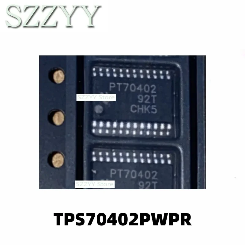 5PCS TPS70402PWPR PT70402 TSSOP24 pin mount dual output low voltage differential linear regulator chip