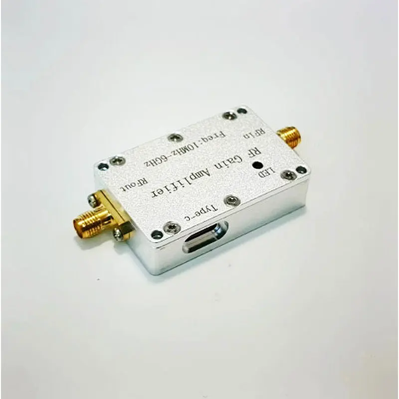 

YZ-GB016010G 10MHz-6GHz Wideband 10dB High Flatness RF Gain Amplifier with Type-C Interface and SMA Female Connector