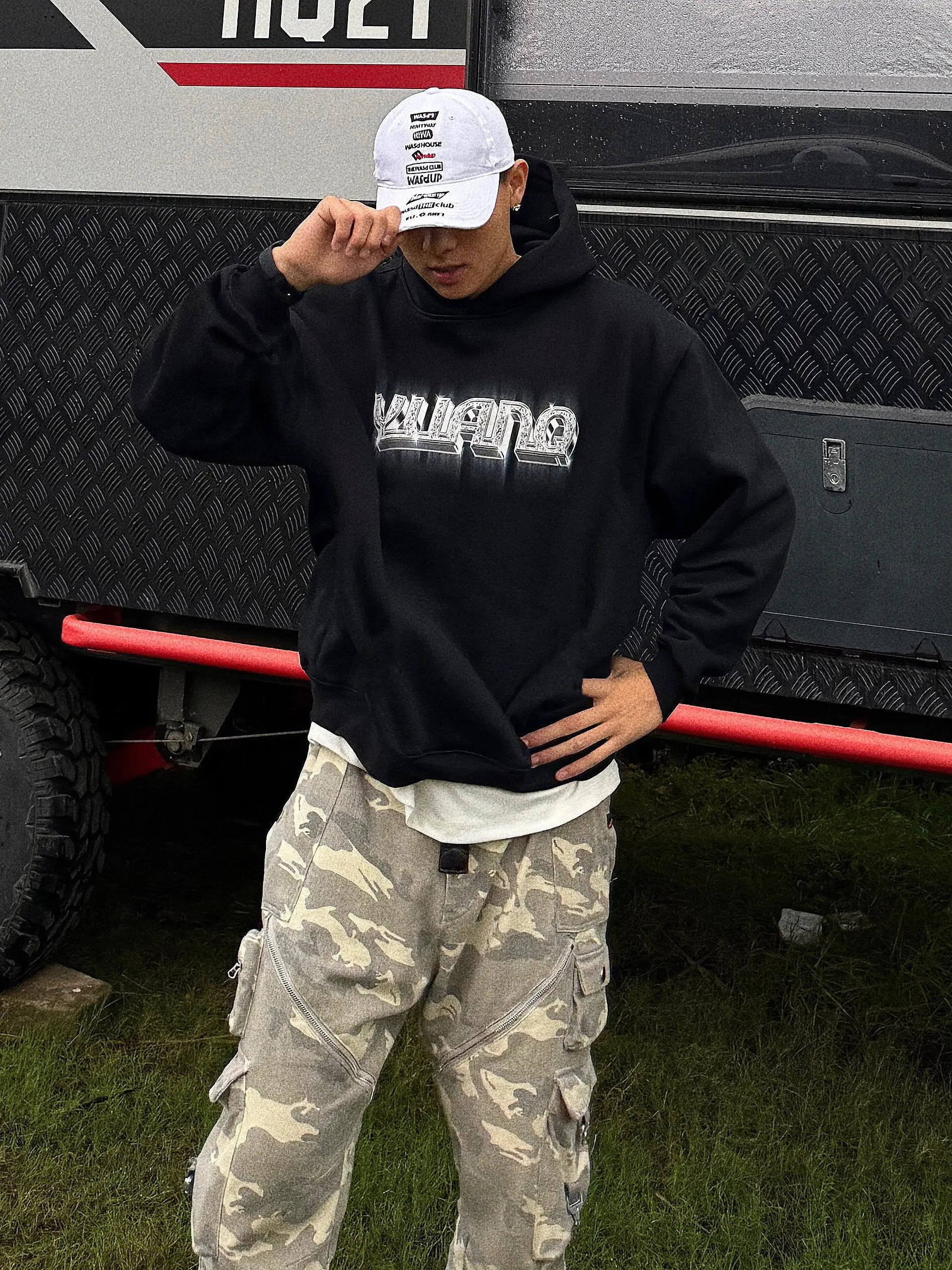 

Американская толстовка с капюшоном на флисовой подкладке, свободного кроя, для пар, из хлопка и полиэстера, с длинными рукавами