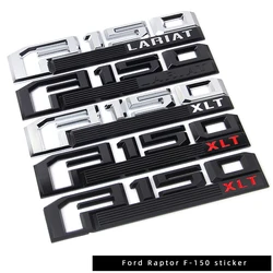 2PCS ABS Car sticker emblem accessories auto decal badge styling for Ford F-150 raptor xlt lARIAT Logo