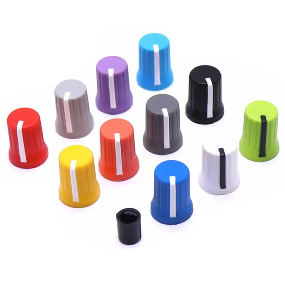 5Pcs Replace EQ Rotary Knob Replacement Mini Size Simple Installation Equalizer Potentiometer Fader Knobs Protective Rubber Knob