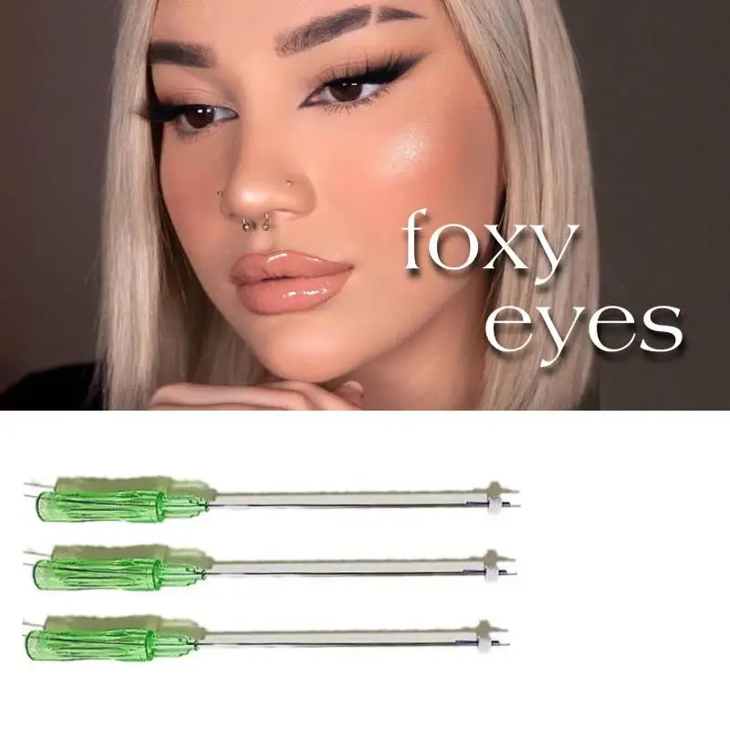 Fox Cat Eye Lift Wires 20pcs Packing Cannula 21g 60mm For EYES FOREHEAD EYEBROWS Up Tool