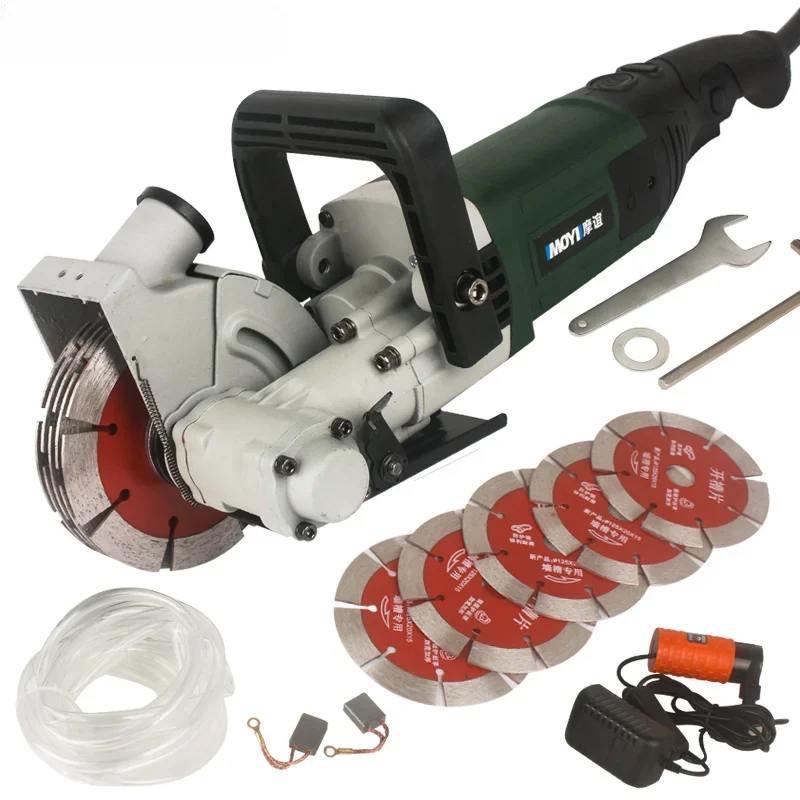 

7280W Wall Chaser Concrete Cutters Build Electric Tools Wall Slotting Machine Grooving machine 125mm Circular Saw Electric Tool