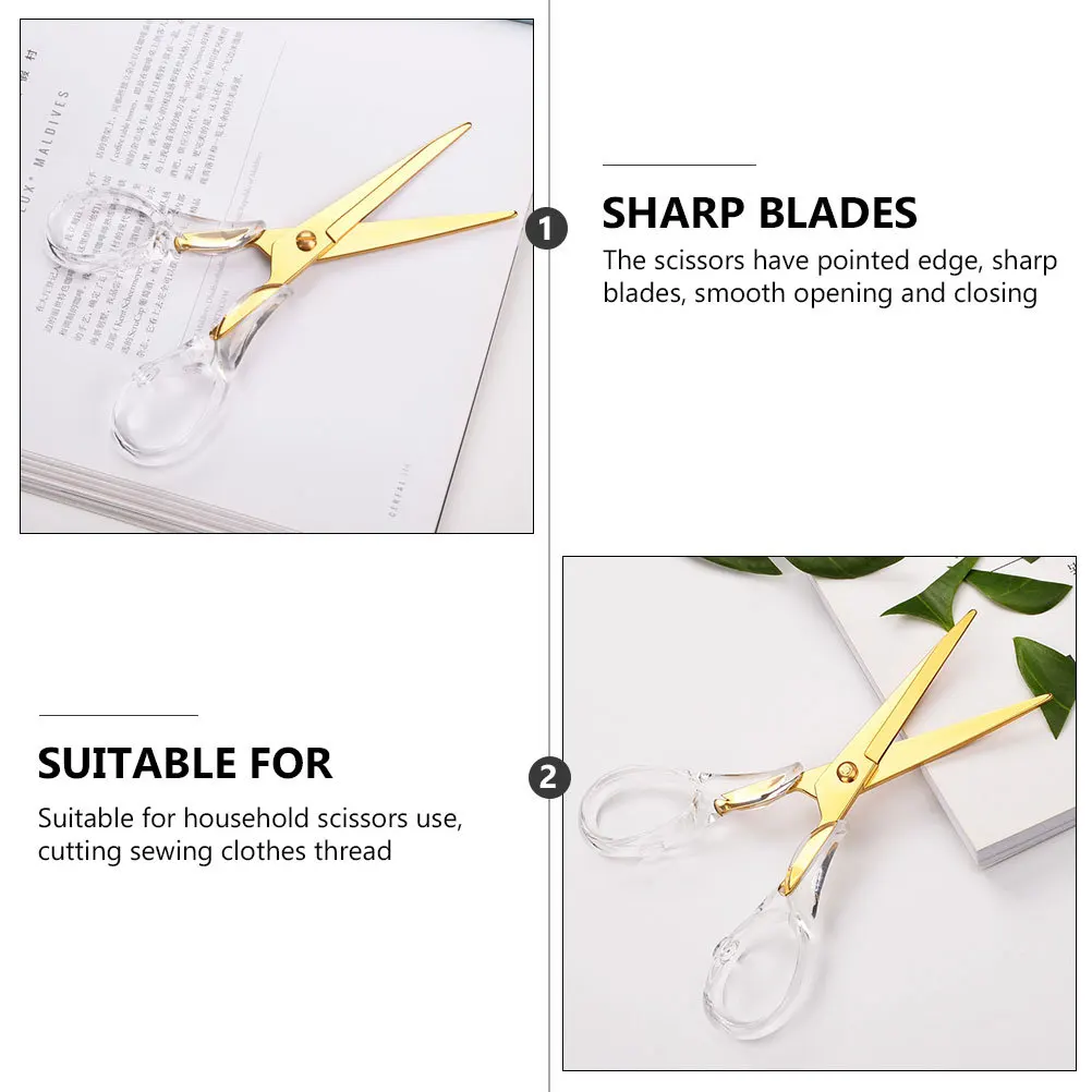 1pc Stainless Steel Scissor Tailor Dressmaker Shear For Sewing Embroidery Thread Cutting Diy Craft Office School Use