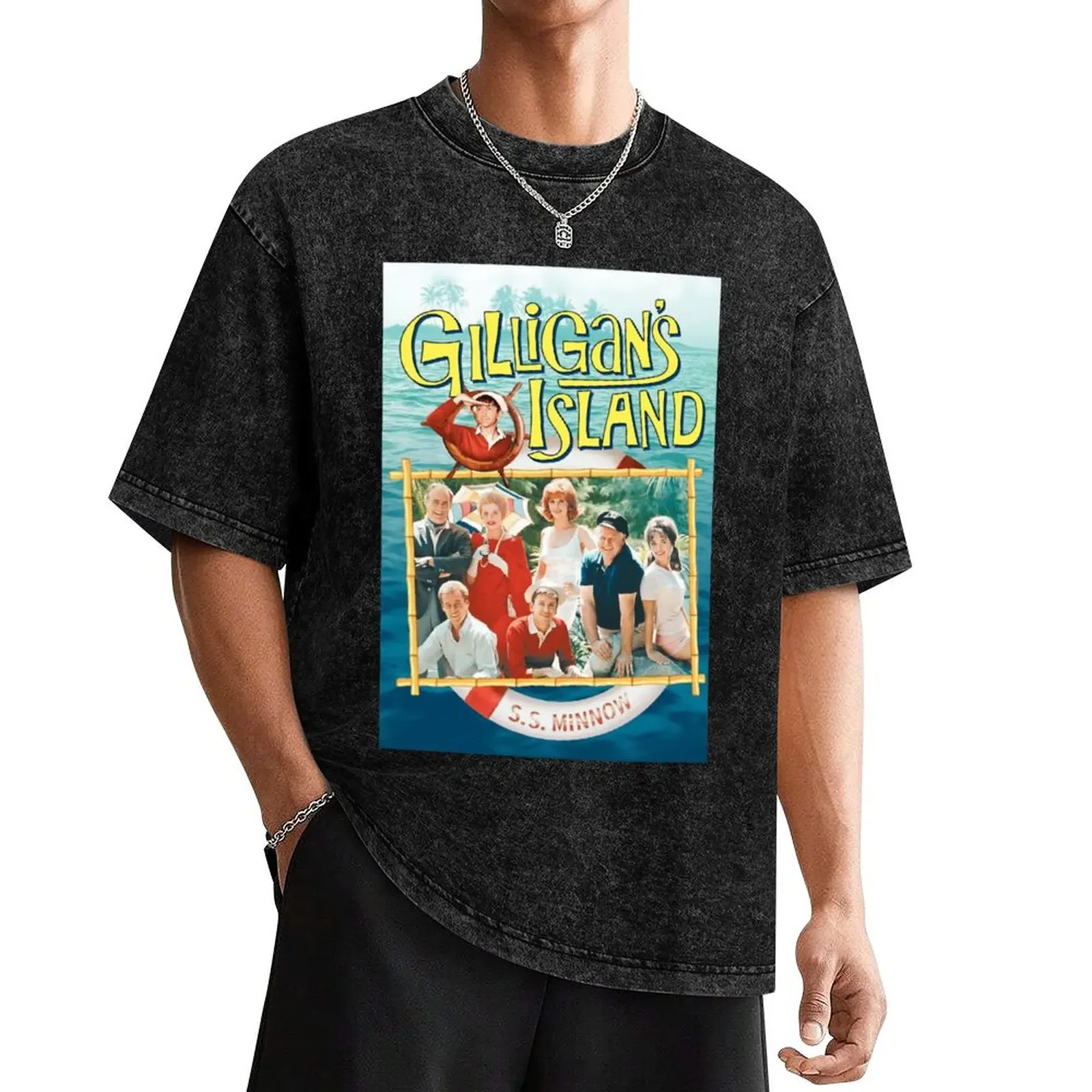 

GILLIGAN'S For Fans T-Shirt korean fashion summer clothes mens big and tall t shirts