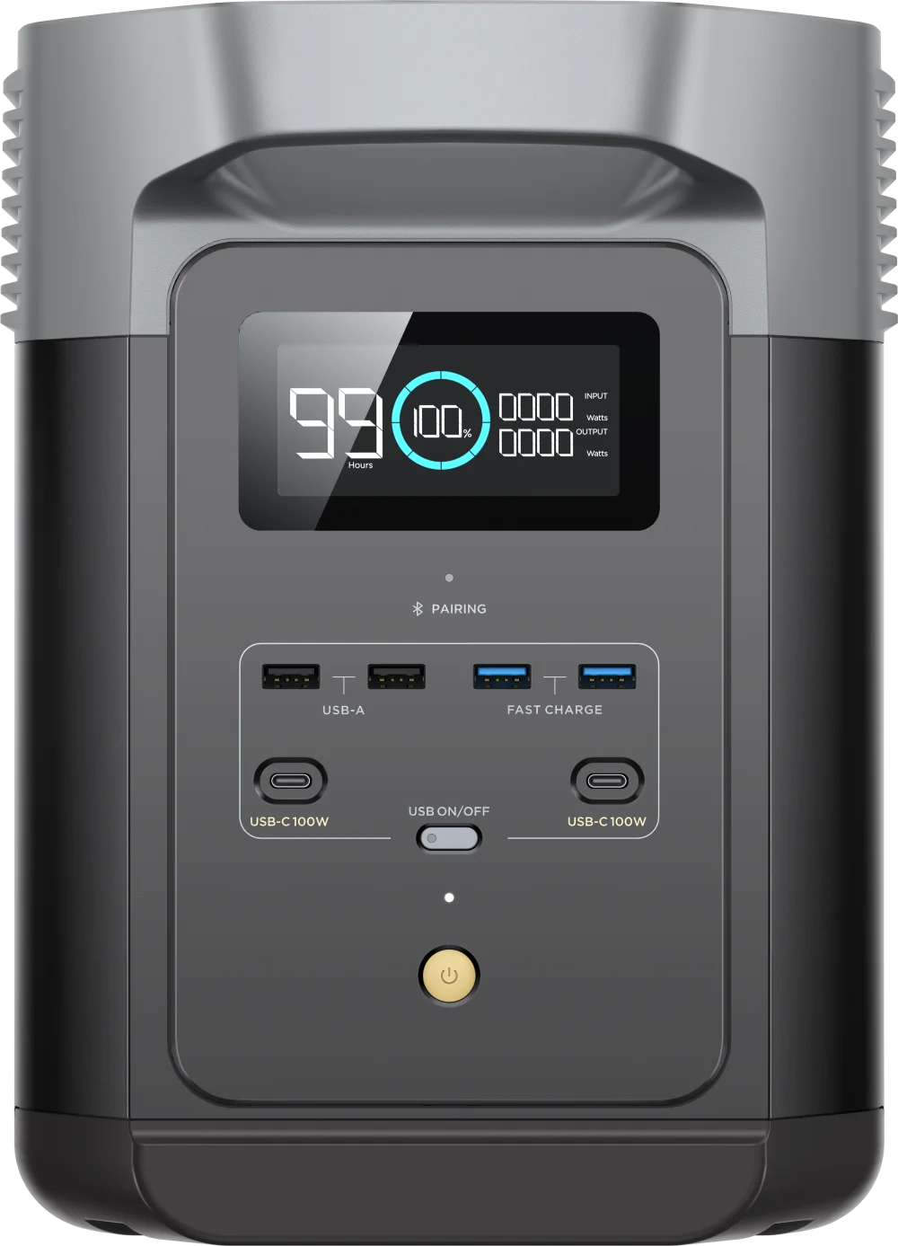 ECOFLOW DELTA 2 1024wh Power Plant Power Bank Black Portable Solar Panels Lifepo4 Solar Panels