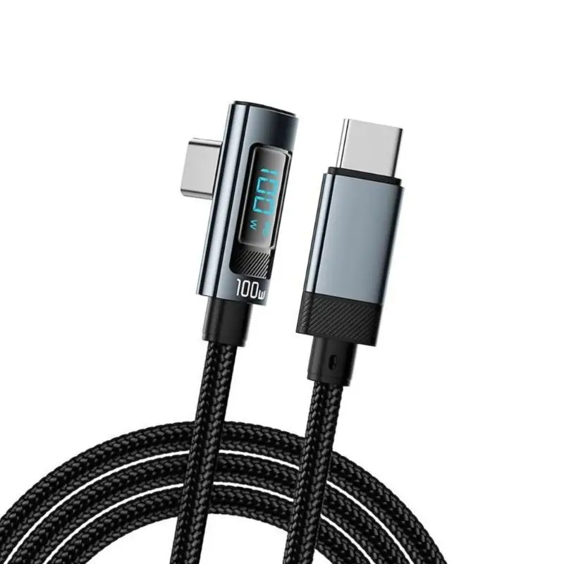 L4MD Flexible USB C Cable with LED Power Indicates Rapid Charging Bendable Charging Cord for Gaming Consoles & Mobile Devices