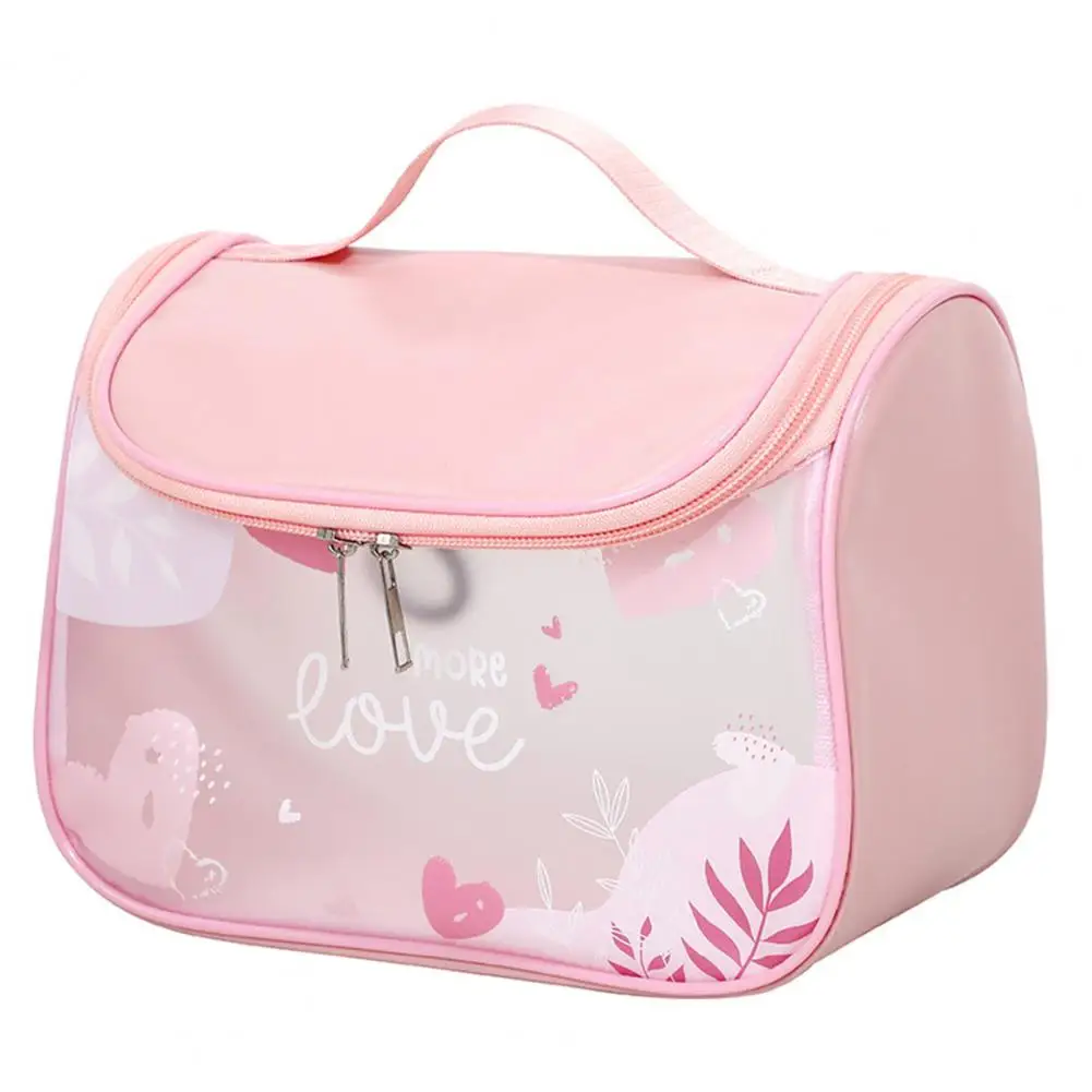 Travel Toiletry Bag Portable Waterproof Cosmetic Bag Transparent Toiletry Organizer for Travel Vacation Stylish Makeup Case