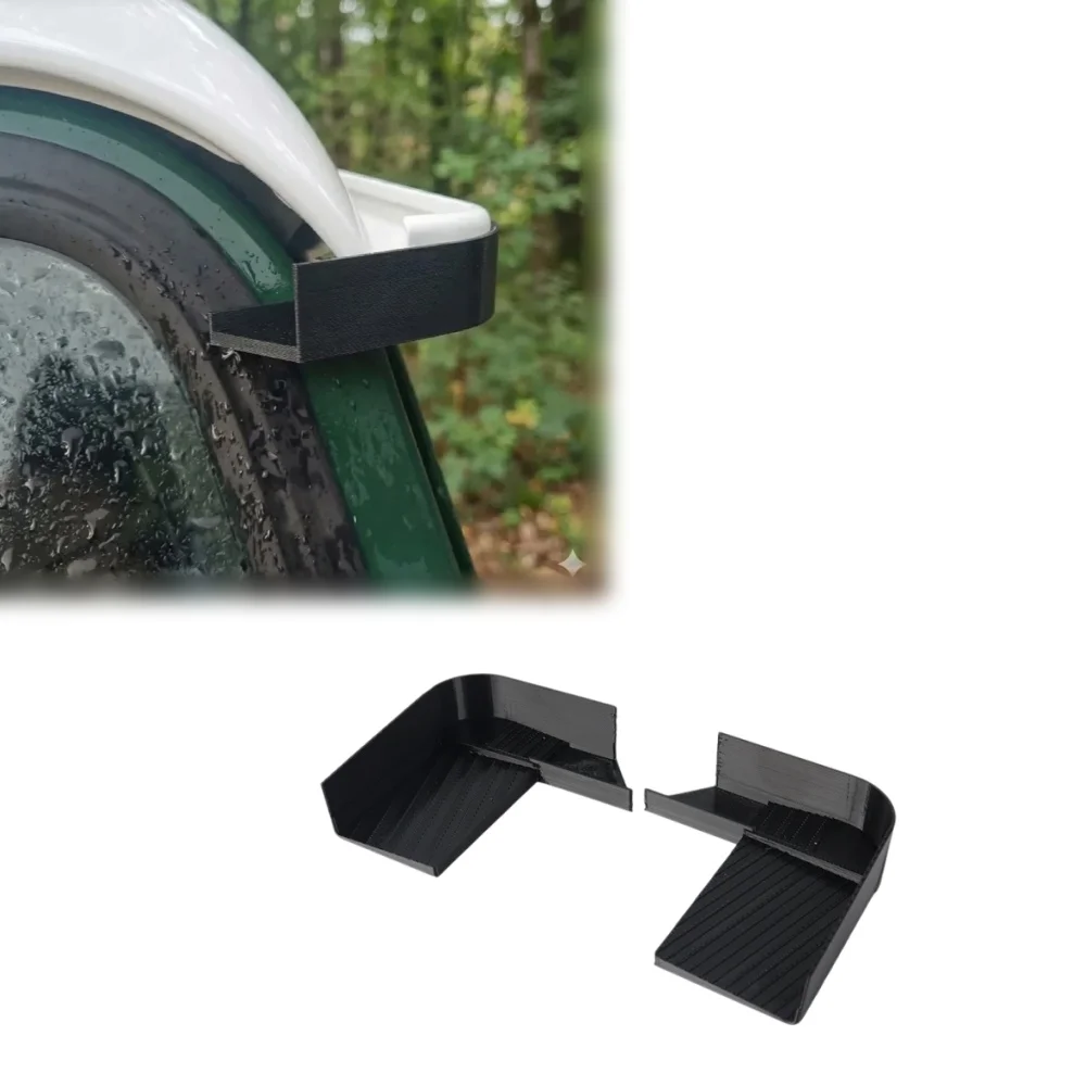 Car Roof Drainage Channel For Land Rover Defender 90 110 Car Roof Deflector Covers Water Drainage Channel External Protection