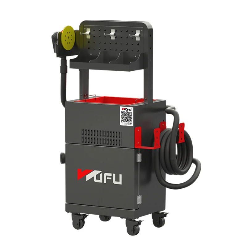 Wufu Electric Pneumatic Dust-Free Dry Grinding Machine for Car Body Repair Metal Construction Polishing & Waxing Tool