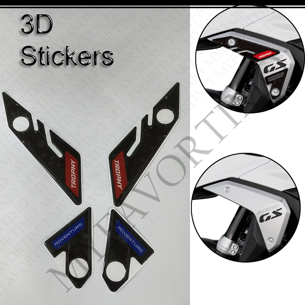 R1300GS Compatible With R 1300 GS 1300GS ADV Adventure Tank Pad Trunk Luggage Fairing Fender Handshield Stickers Decal 2023 2024