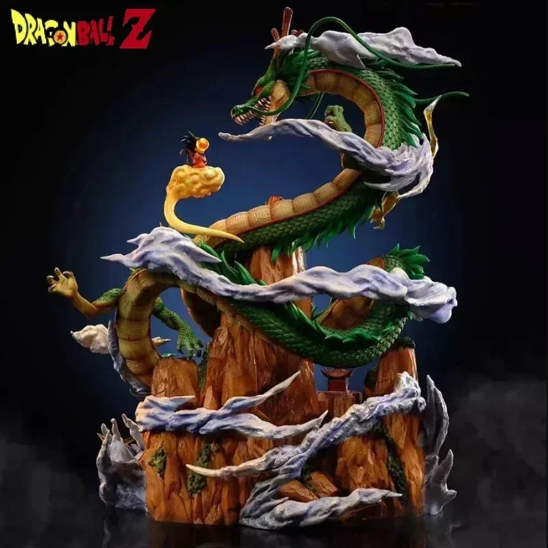 22Cm Drakenbal Z Shenron Beeldje Goku En Wens Shenron Anime Figuren Pvc Actie Standbeeld Collectie Model Speelgoed Kerstcadeaus