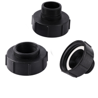 S100 to S60 IBC Connector BSP Fine Thread Drain Adapter Tank Adapter, IBC Tote Adapter Pipe Hose Adapter Garden Water Connection