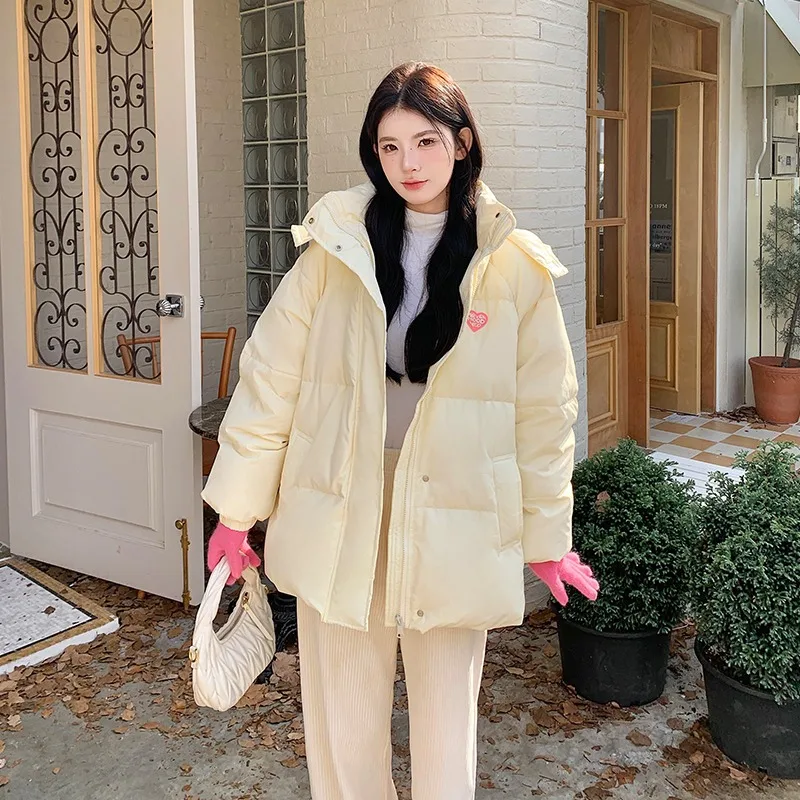 

Женские однотонные толстовки с капюшоном, парки с длинным рукавом, толстые теплые куртки, свободные повседневные пальто на молнии и пуговицах, верхняя одежда с карманами, основа, осень-зима