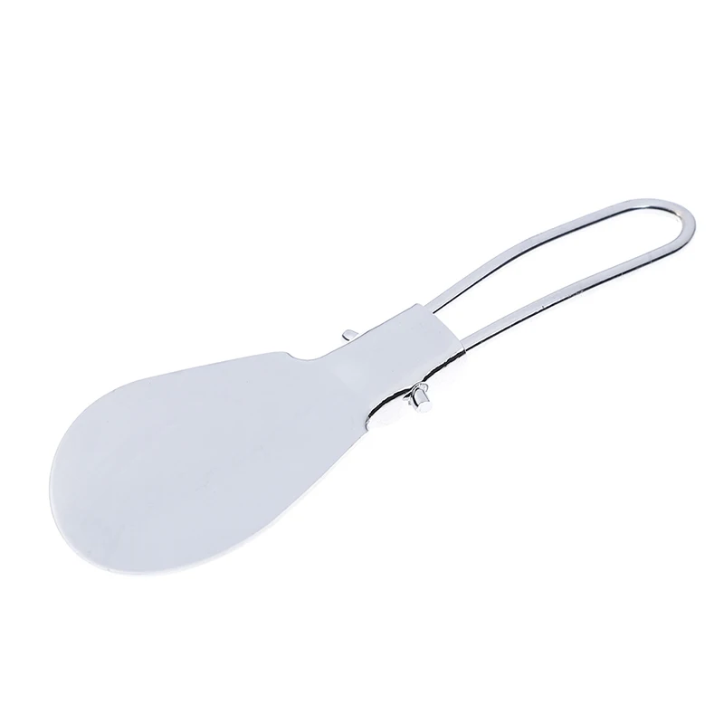 

Portable folding shoe horn shoehorn lifter stainless steel shoespooner 11.5cm