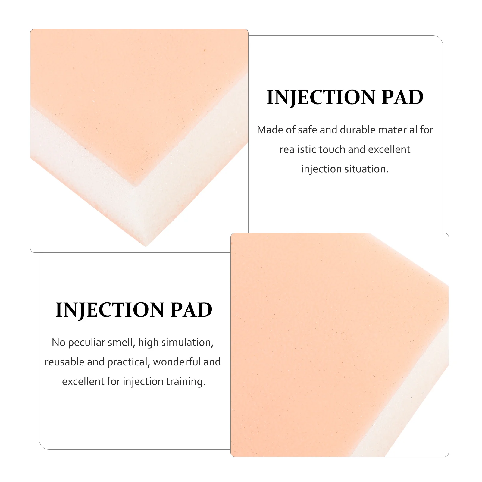 Verpleegkundige Student Oefen Huid Injectie Module Onderwijsmodel met Spons Training Pad