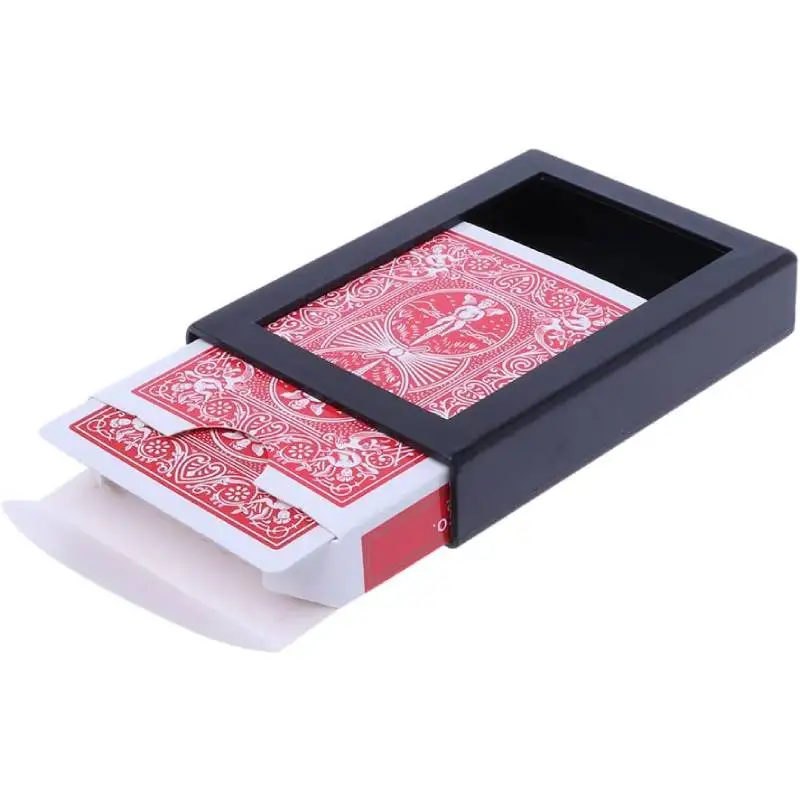 Magic Trick Box Deck Vanishing Poker Card Magic Disappearing Cards Magic Toy Close Up Vanishing Card Case Gifts For Kids Adult