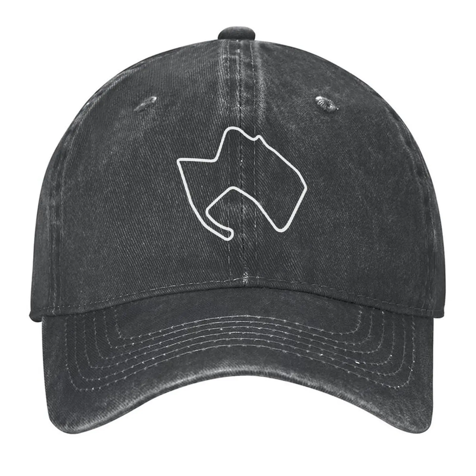 

Laguna Seca Raceway [outline] Baseball Cap Luxury Hat Designer Hat Custom Cap Visor Caps Male Women's