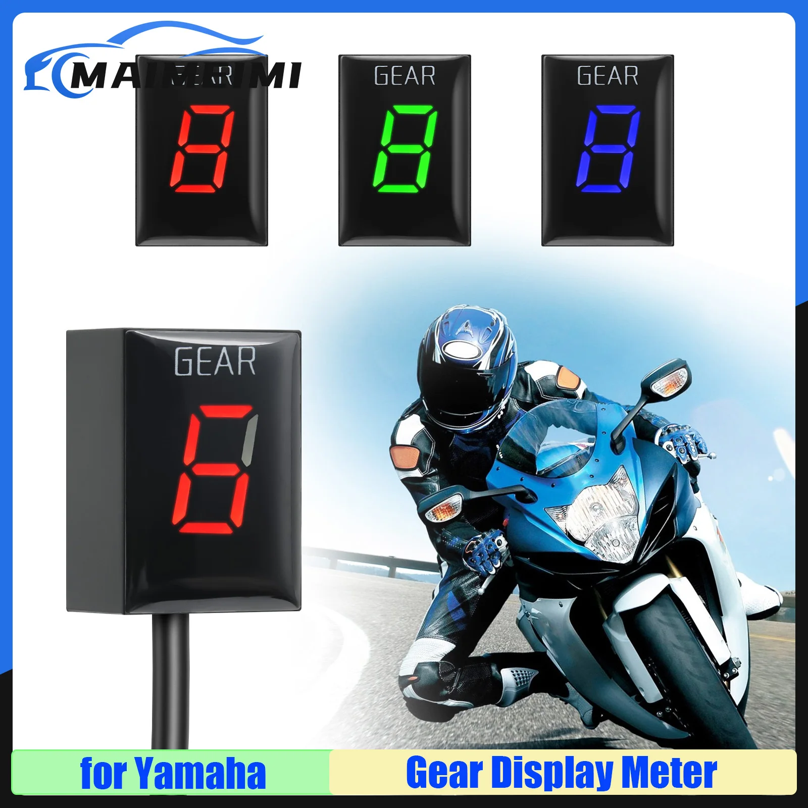 Для Yamaha YZF R1 R6 FZ8 Mt03 MT-01 Fzs600 XJR400 FZ1 FZ1N FZ400 FZ6 Xv1900a YS250 XV1600A Xj6 FZS Индикатор шестерни Дисплей на заказ
