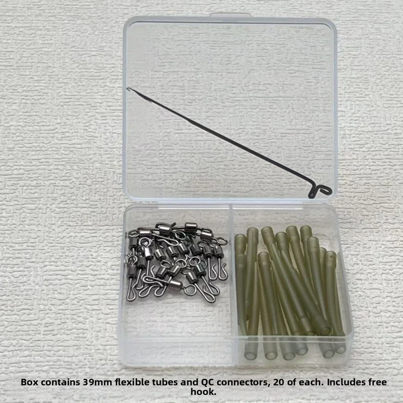 For Clean Rig Presentation Anti-Tangle Sleeve Fishing Accessories Crack-resistant Material Minimizes Line Twist
