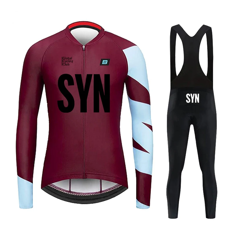 

SYN Весенне-осенний велосипедный трикотаж с длинными рукавами, мужская рубашка для горного велосипеда, одежда для командного велосипеда, летняя уличная быстросохнущая одежда, спортивная одежда