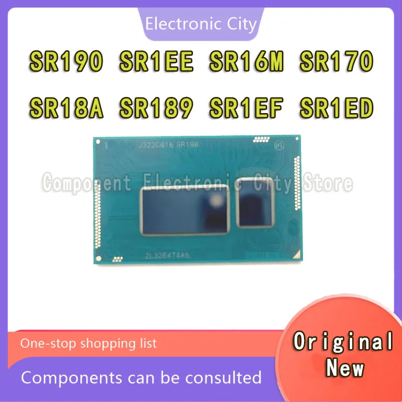

New SR170 SR1EF SR1ED SR1EE SR16M SR190 SR189 SR18A I5-4200U I5-4210U I5-4300U I5-4310U i5-4250U I5-4203Y i5-4288U i5-4258U BGA