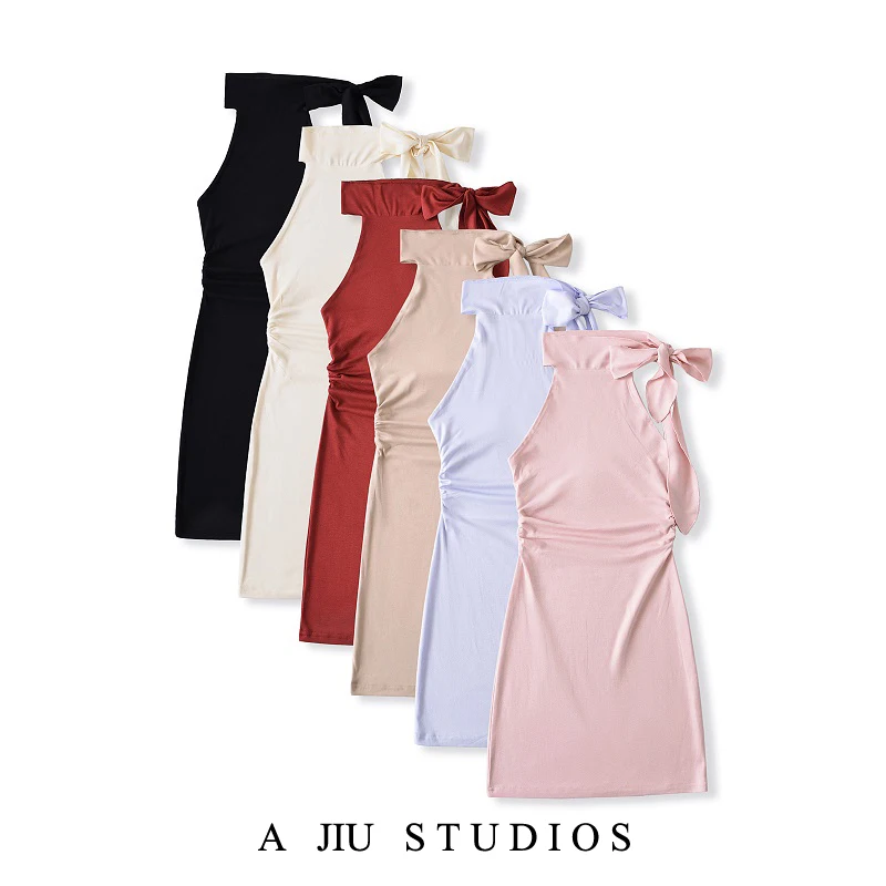 

Sexy Skirt Dr Women's Summer Bal Ne Hanging Belt Tightening Bodycon Dr ort Dr Pleated Sweet And Spicy ...