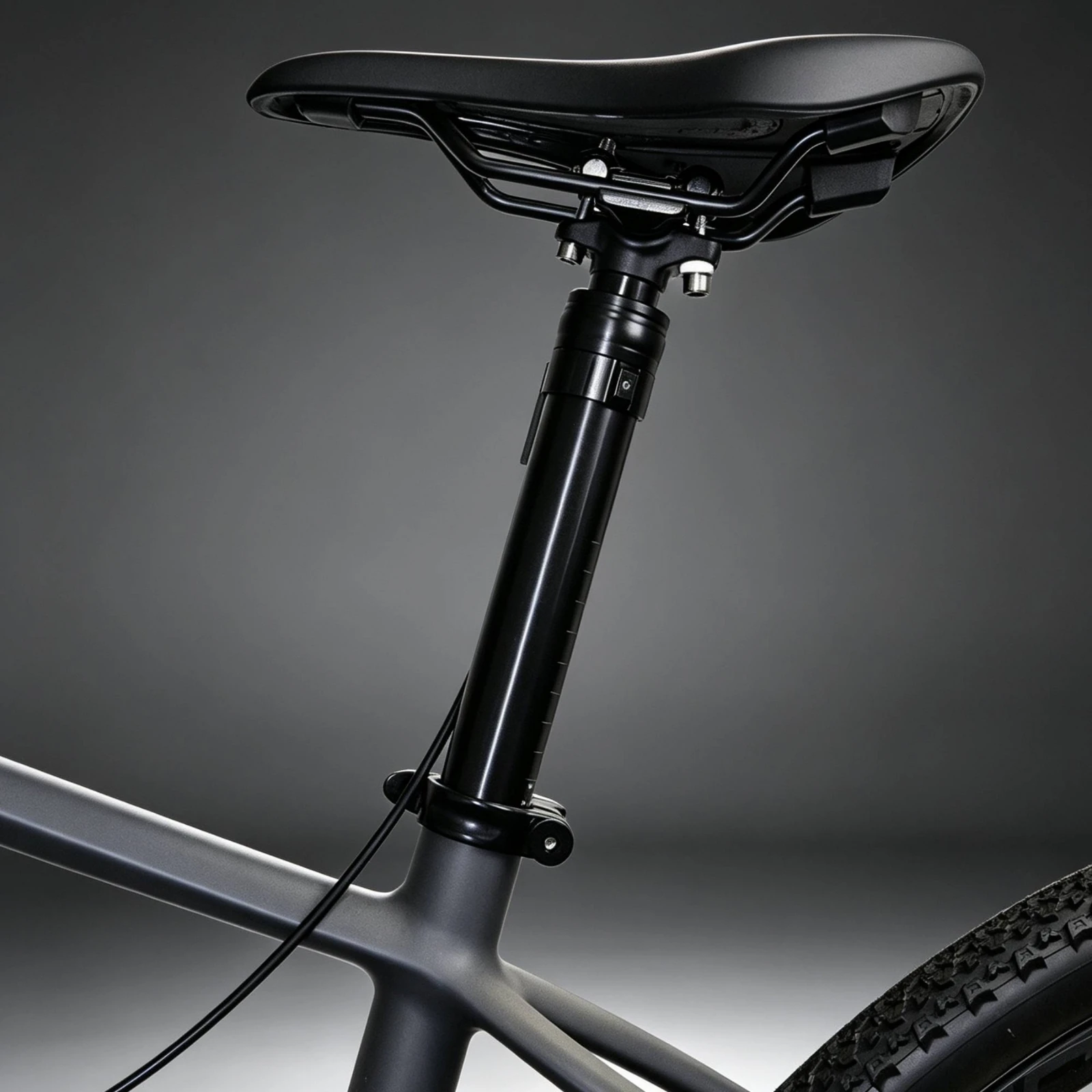 External Cable Dropper Seatpost 31.6mm Dropper Seatpost with Handlebar Control Height Adjustable Easy Install