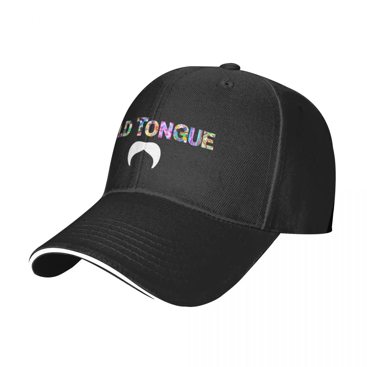 Old Tongue (for Dark Background) Baseball Cap Luxury Cap Hat Man For The Sun party Hat Women's Golf Clothing Men's