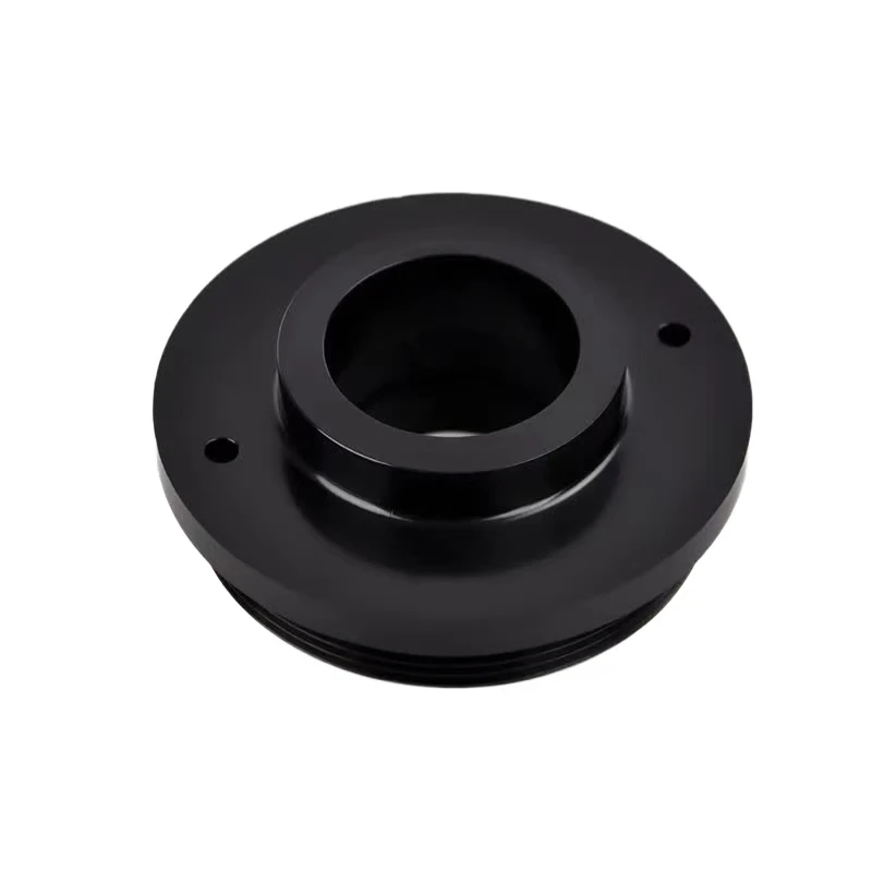 CNC machined aluminum alloy black anodized optical lens retaining ring accessories lens adapter ring optical flange