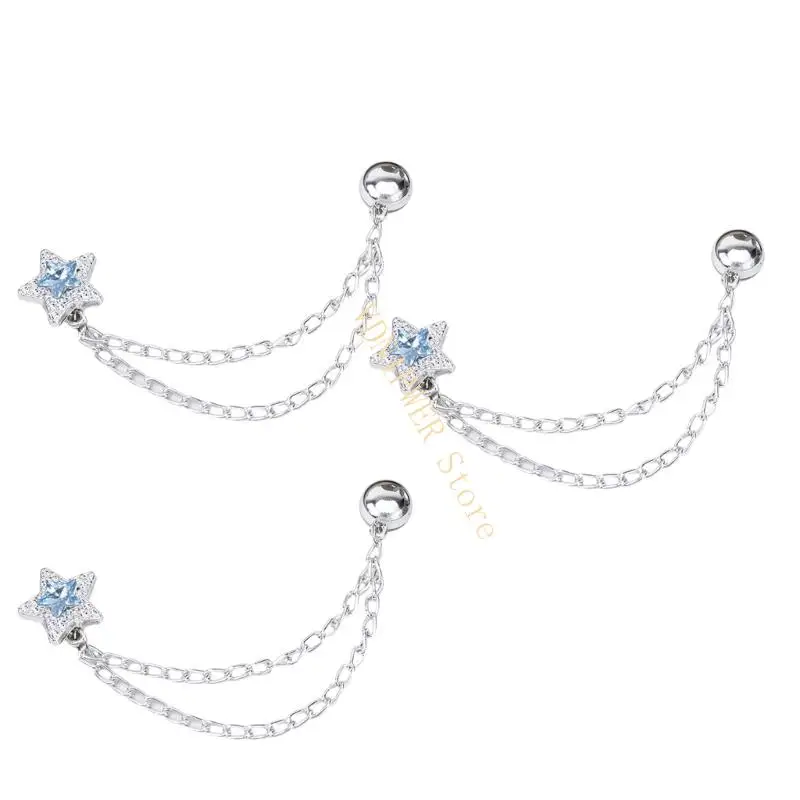 Chuỗi Cuffs Pant có thể điều chỉnh từ tính với Hợp kim cường độ cao để đạp xe chạy và ngoài trời D08E